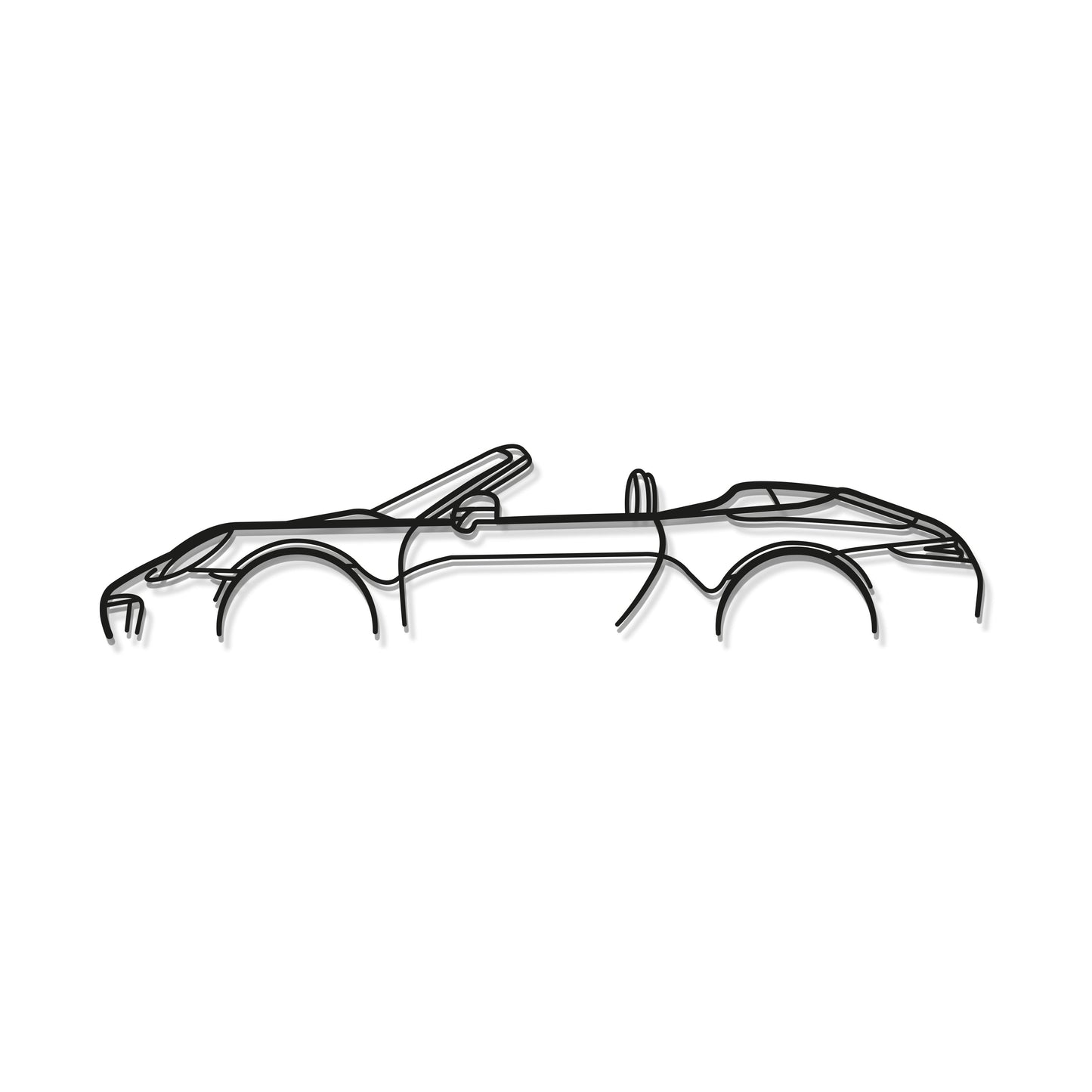 911 Model 991 Metal Car Wall Art - MT0863 - MT0863B49L-  DRIVEN - 8
