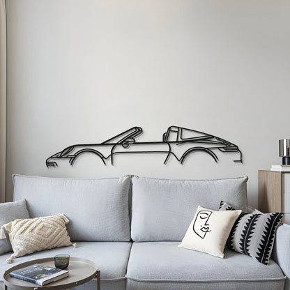 911 Targa Model 992 Metal Car Wall Art - MT0870 - MT0870B49L-MT0870B69L-MT0870B80L-MT0870B99L-MT0870B120L-  DRIVEN - 4