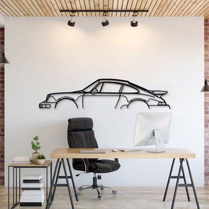 911 Turbo Model 964 Metal Car Wall Art - MT0874 - MT0874B49L-MT0874B69L-MT0874B80L-MT0874B99L-MT0874B120L-  DRIVEN - 1