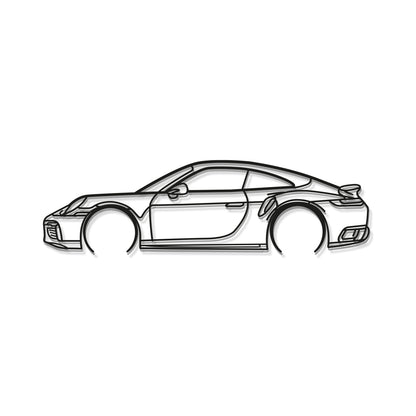 911 Turbo S Model 992 Detailed Metal Car Wall Art - MT0877 - MT0877B49L-  DRIVEN - 7