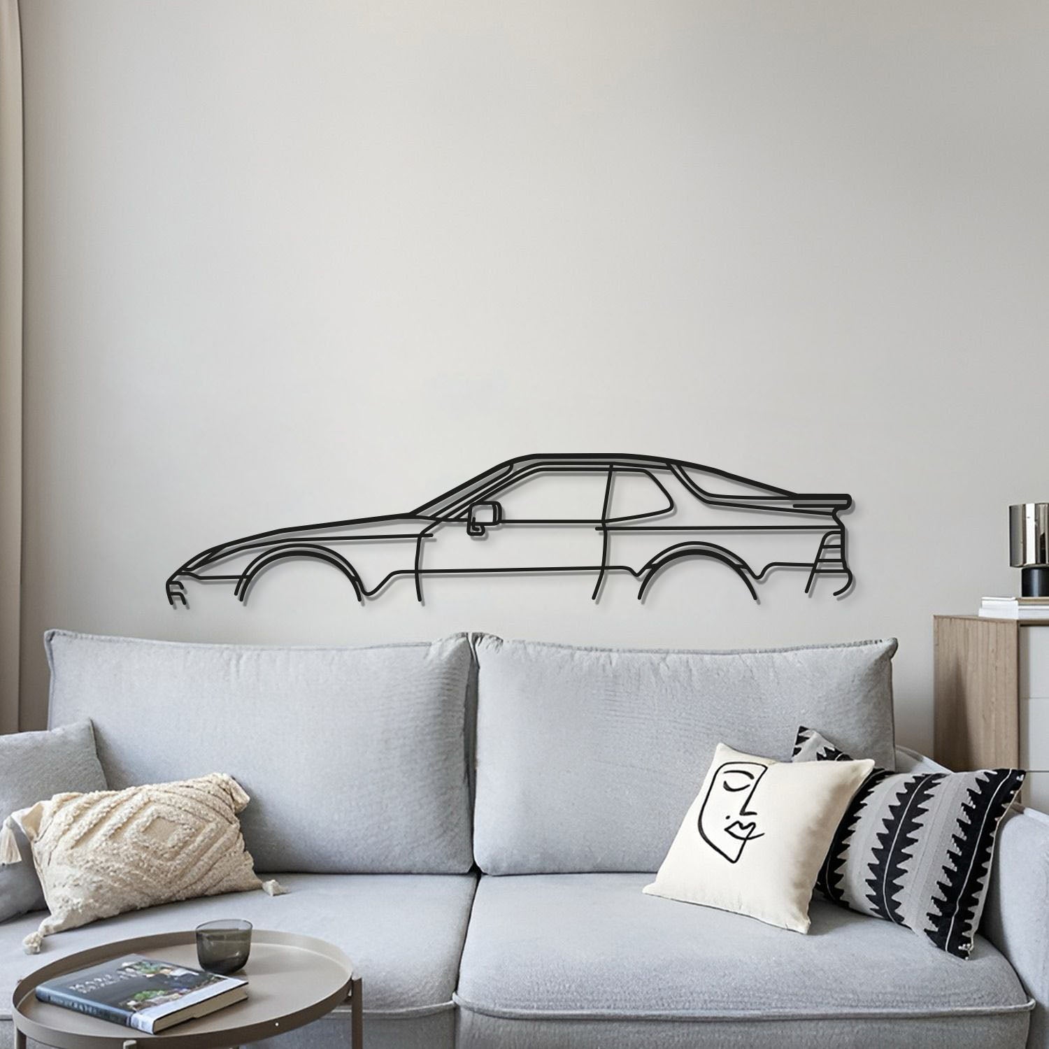 944 Metal Car Wall Art - MT0882 - MT0882B49L-MT0882B69L-MT0882B80L-MT0882B99L-MT0882B120L-  DRIVEN - 4