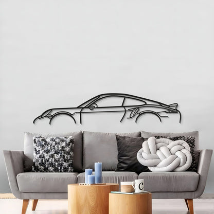 911 Turbo S Model 991 Metal Car Wall Art - MT0876 - MT0876B49L-MT0876B69L-MT0876B80L-MT0876B99L-MT0876B120L-  DRIVEN - 3