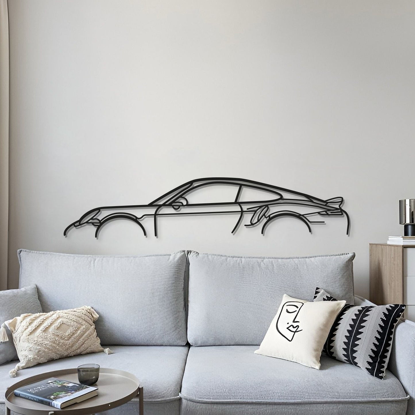 911 Turbo S Model 991 Metal Car Wall Art - MT0876 - MT0876B49L-MT0876B69L-MT0876B80L-MT0876B99L-MT0876B120L-  DRIVEN - 4