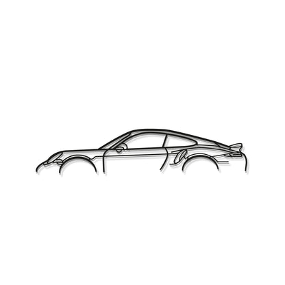 911 Turbo S Model 991 Metal Car Wall Art - MT0876 - MT0876B49L-MT0876B69L-MT0876B80L-MT0876B99L-MT0876B120L-  DRIVEN - 8