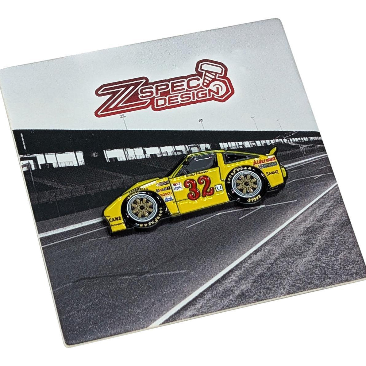ZSPEC Collector Lapel / Hat Pin - #32 300zx Z31 Race Car - ZSD-187247-  DRIVEN - 2