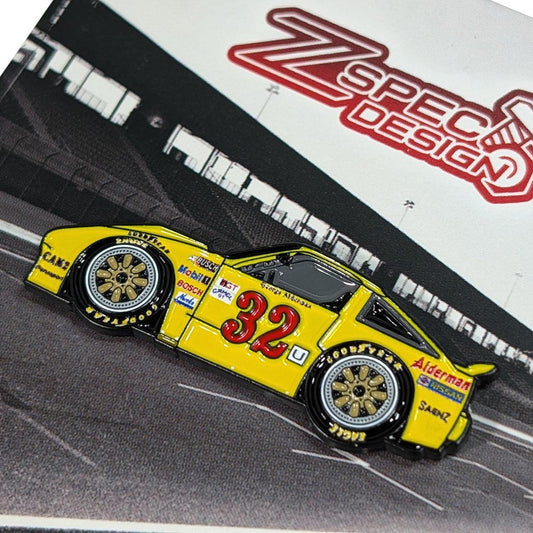 ZSPEC Collector Lapel / Hat Pin - #32 300zx Z31 Race Car - ZSD-187247-  DRIVEN - 1