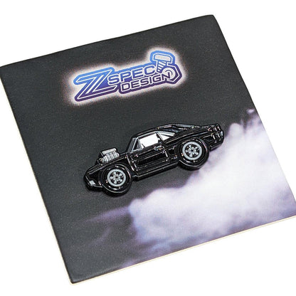 ZSPEC Collector Lapel / Hat Pin - Black Hotrod Charger - ZSD-577482-  DRIVEN - 1