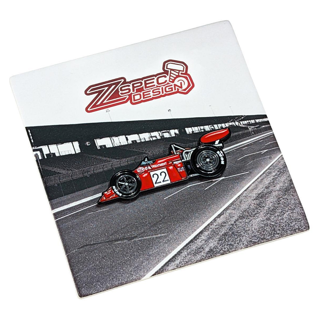 ZSPEC Collector Lapel / Hat Pin - Red Formula Racing Legend - ZSD-577512-  DRIVEN - 1