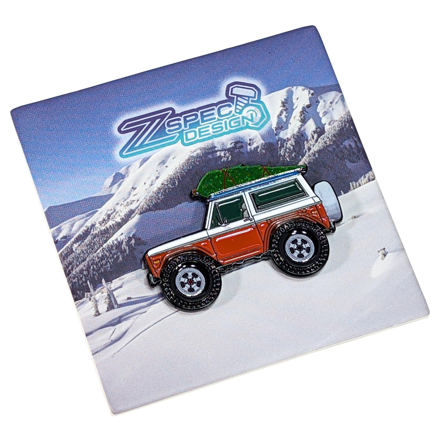 ZSPEC Collector Lapel / Hat Pin - Bronco 4WD Holiday Edition - ZSD-577536-  DRIVEN - 1
