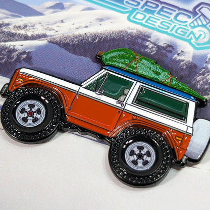 ZSPEC Collector Lapel / Hat Pin - Bronco 4WD Holiday Edition - ZSD-577536-  DRIVEN - 2