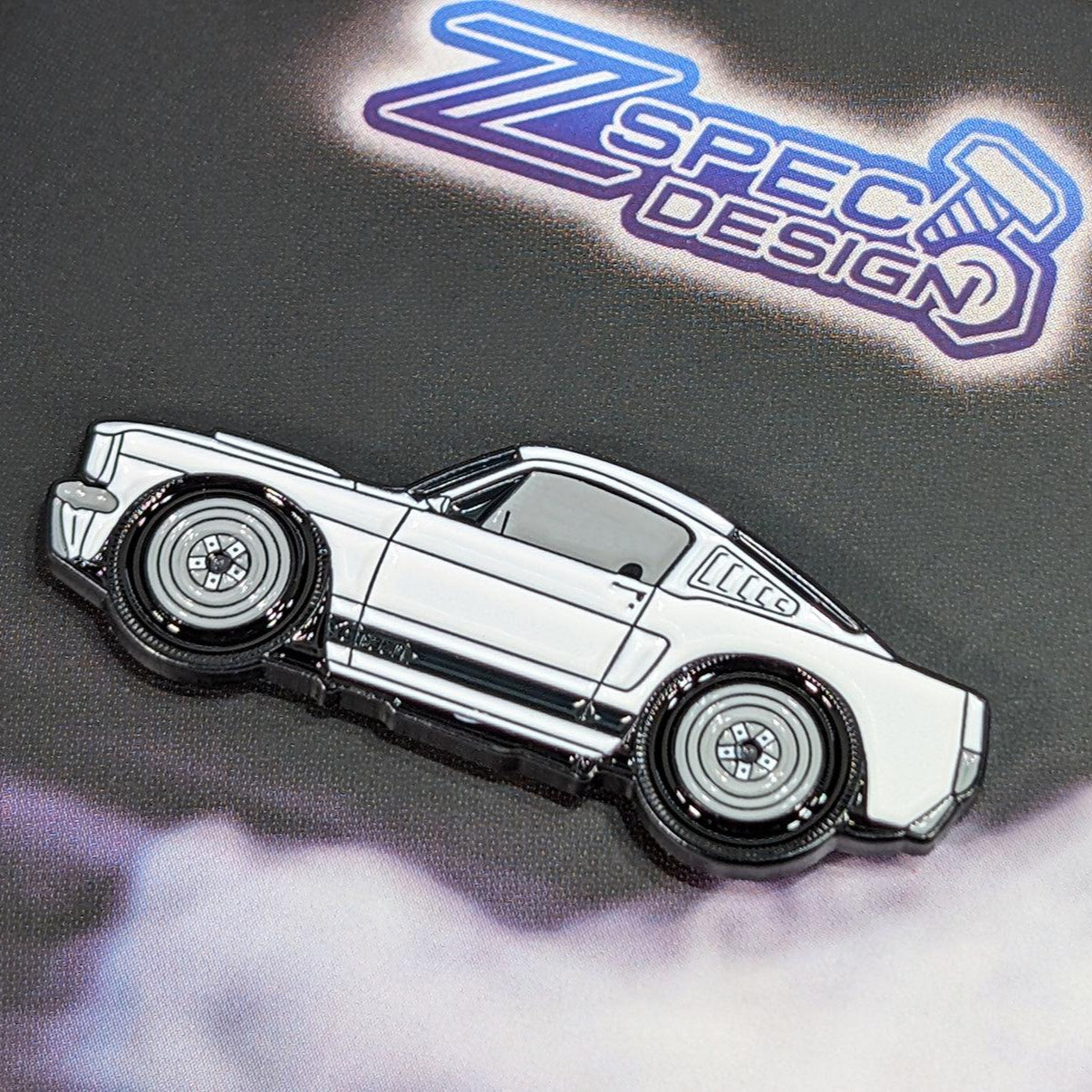 ZSPEC Collector Lapel / Hat Pin - GT350 Mustang Wimbledon White - ZSD-577543-  DRIVEN - 2