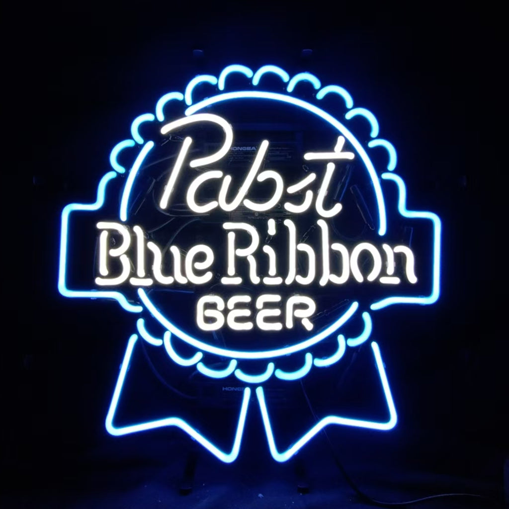Pabst Blue Ribbon Beer Logo Neon Signs - MEXC009B-  DRIVEN - 2