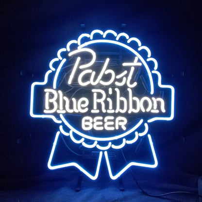 Pabst Blue Ribbon Beer Logo Neon Signs - MEXC009B-  DRIVEN - 1