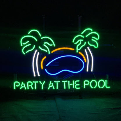 Party At The Pool Palm Tree Neon Signs - MEXC079-  DRIVEN - 2