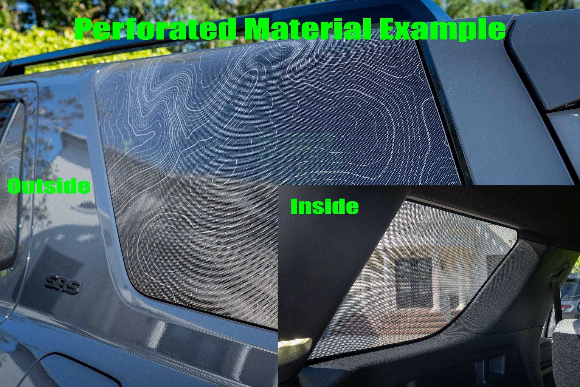 Topo Hardtop Side Window Overlays - 2021+ Bronco 4 Door - 21BRONCO4DRHDTP-TPAMB-21BRONCO4DRHDTPP-TPAMB-21BRONCO4DRHDTP-TPA51L-21BRONCO4DRHDTPP-TPA51L-21BRONCO4DRHDTP-TPAZL-  DRIVEN - 3