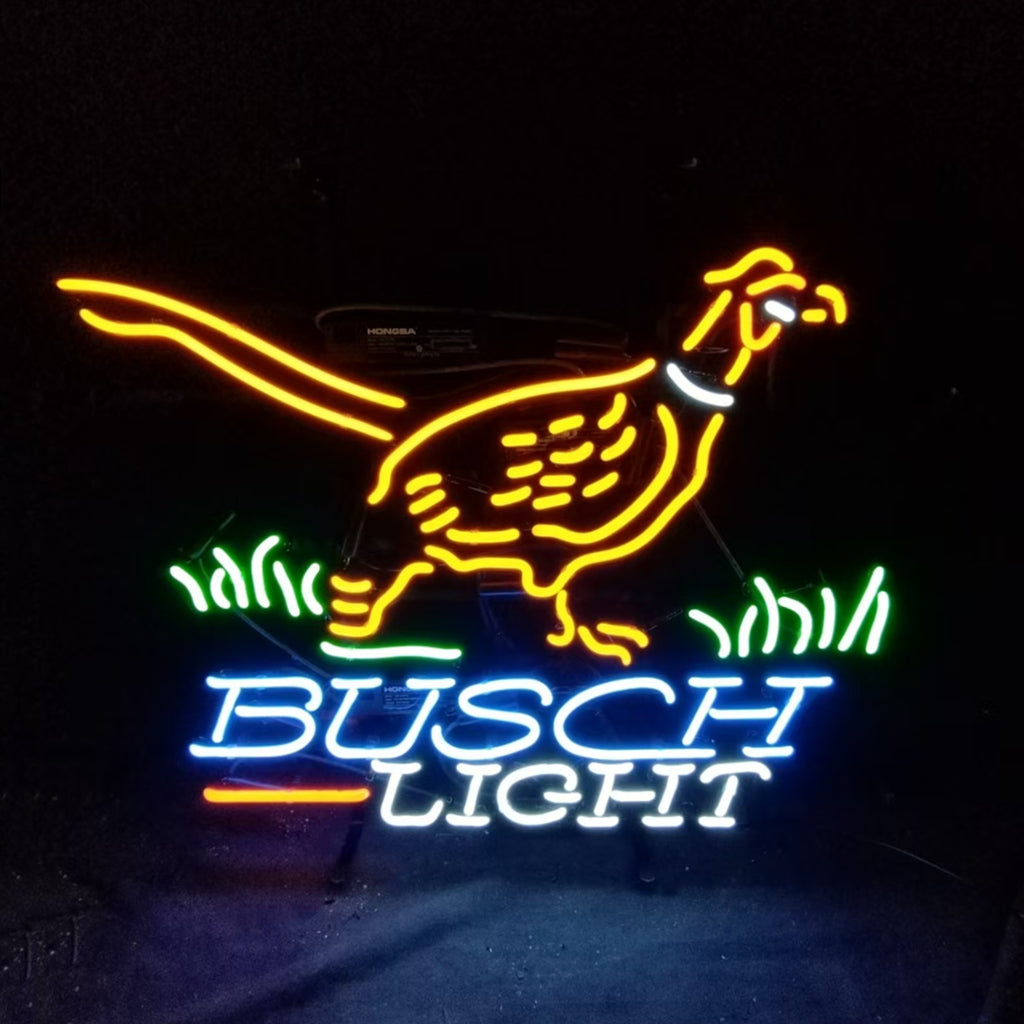 Pheasant Busch Light Neon Signs - MA075-19寸-MA076-24寸-  DRIVEN - 2