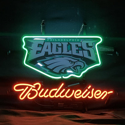 Philadelphia Eagles Budweiser Neon Signs - ME991-  DRIVEN - 2