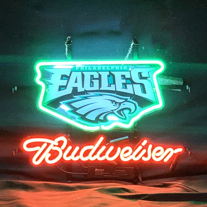 Philadelphia Eagles Budweiser Neon Signs - ME991-  DRIVEN - 1