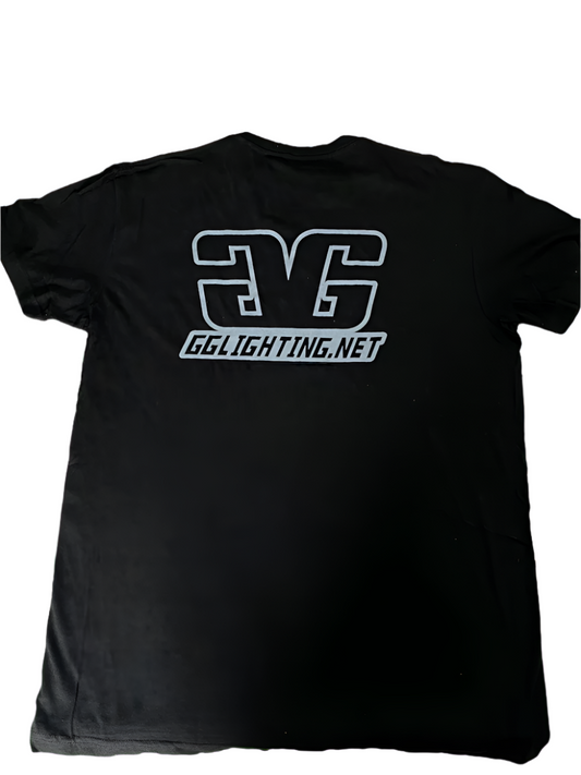 GGlighting Black 100% Cotton T-Shirt
