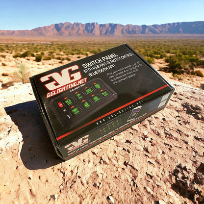 8-Gang Switch Panel With RGB And Remote Control Bluetooth App - Item #901-  DRIVEN - 21
