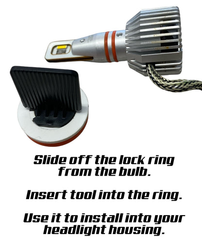 G4-RS 3 Color LED Headlight Bulbs White/Yellow/Amber - sku-42562565800094-sku-42562565832862-sku-42562565865630-sku-42562565898398-sku-42562565931166-  DRIVEN - 7