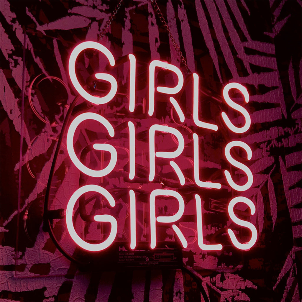 Girls Girls Girls Neon Signs - TN091B-TN091A-TN091C-  DRIVEN - 6