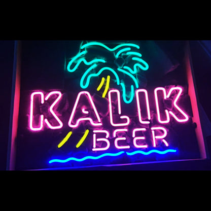Kalik Beer Coconut Palm Tree Neon Signs Light - ME635B-  DRIVEN - 3