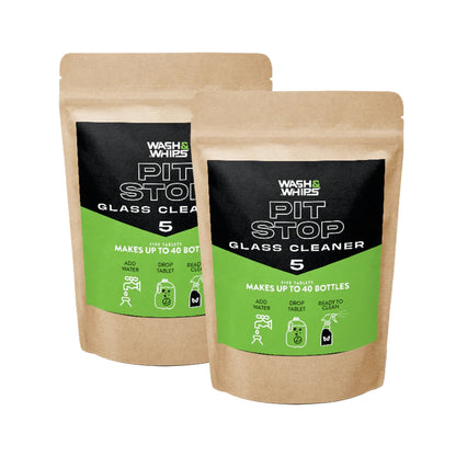 WASH&WHIPS | Pit Stop Glass Cleaner / All Surface Cleaner Refill Tablets (Makes 5 Gallons) - MFH083-sku-50964995834148-sku-50964995866916-MFH183-MFH084-  DRIVEN - 13