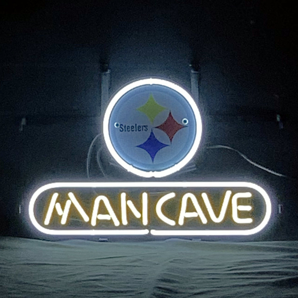 Pittsburgh Steelers Football Man Cave Neon Signs - TN325-  DRIVEN - 2