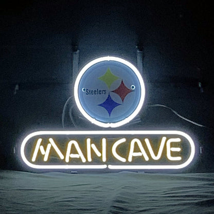 Pittsburgh Steelers Football Man Cave Neon Signs - TN325-  DRIVEN - 2