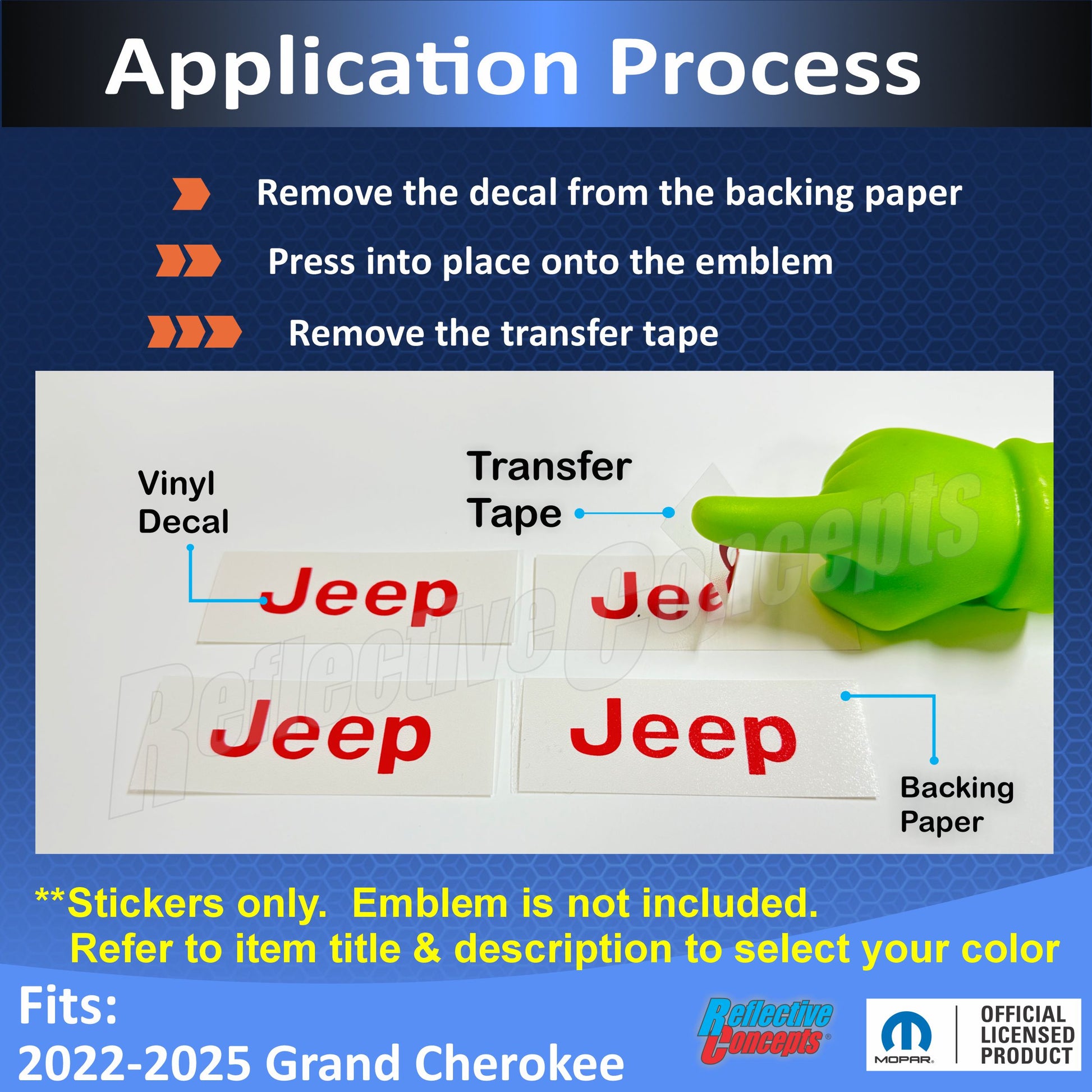JEEP Center Cap Overlay Decals for 22-25 Grand Cherokee - Jeep-CC:GCL-01-Jeep-CC:GCL-03-Jeep-CC:GCL-02-Jeep-CC:GCL-04-Jeep-CC:GCL-05-  DRIVEN - 2