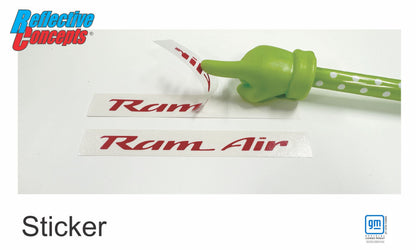 Ram Air  Decal - G8 - PO:G8:RA-01-PO:G8:RA-02-PO:G8:RA-03-PO:G8:RA-04-PO:G8:RA-05-  DRIVEN - 3