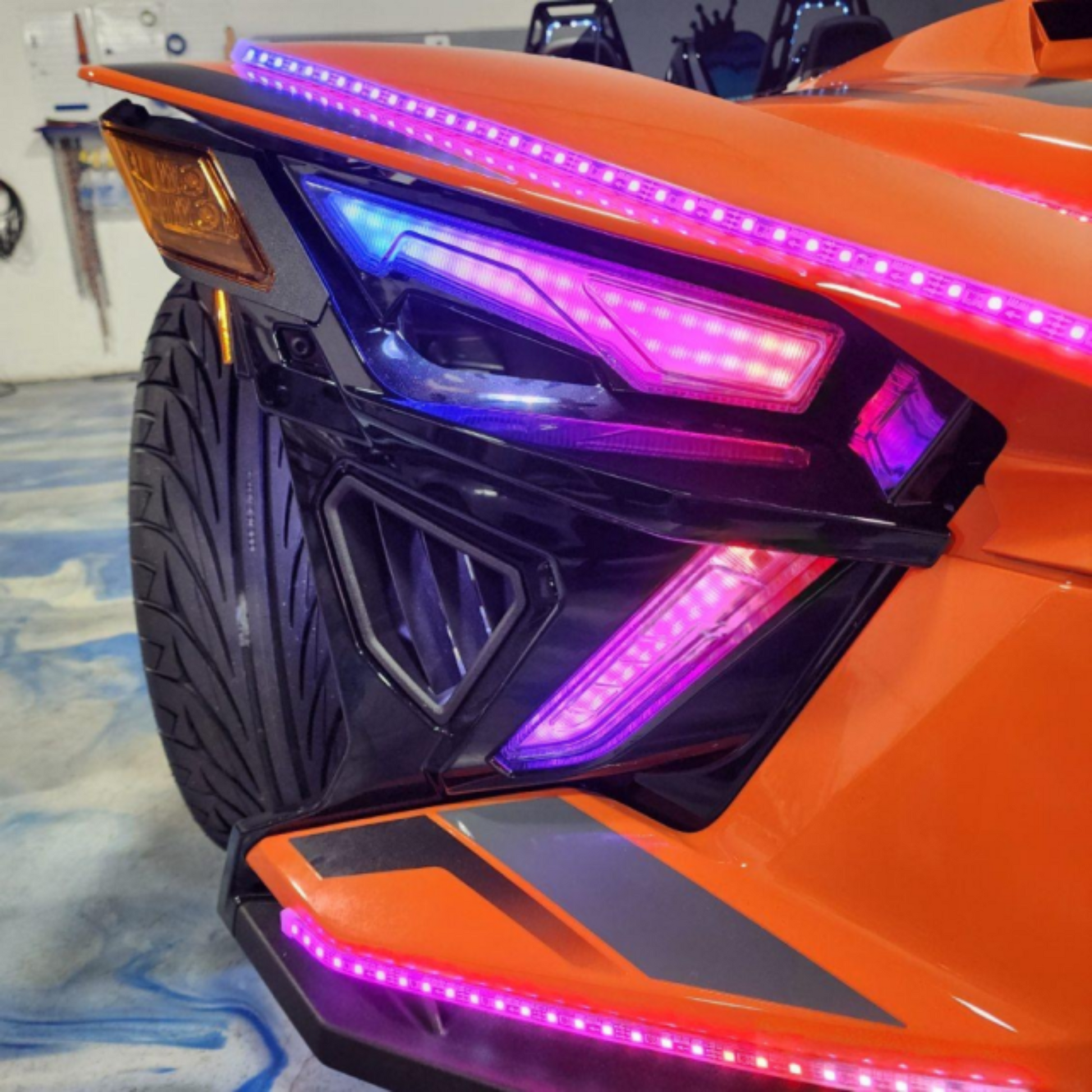 Polaris Slingshot Multicolor DRL Boards (2020-2023) - 84158-84169-  DRIVEN - 5