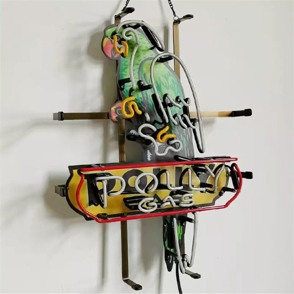 Parrot Polly Gas Gasoline Neon Signs - MA083-  DRIVEN - 3