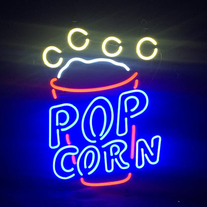 Popcorn Cup Neon Light Sign - ME739-  DRIVEN - 1