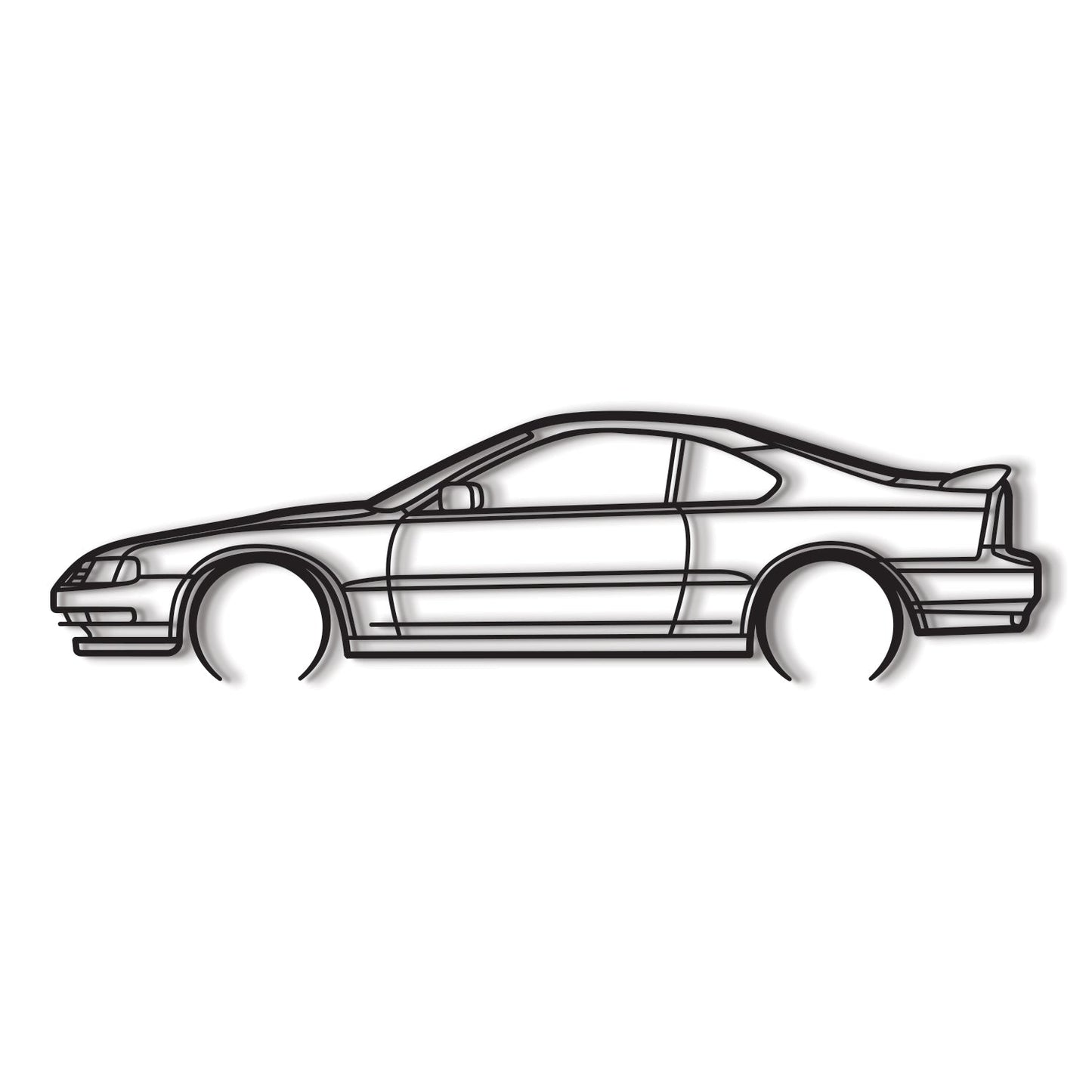 1993 Gen 4 Detailed Metal Car Wall Art - MT0244 - MT0244B49L-MT0244B69L-MT0244B80L-MT0244B99L-MT0244B120L-  DRIVEN - 8