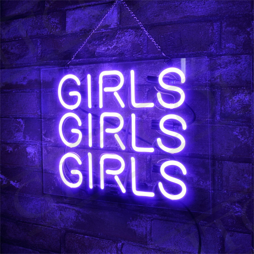Girls Girls Girls Neon Signs - TN091B-TN091A-TN091C-  DRIVEN - 2