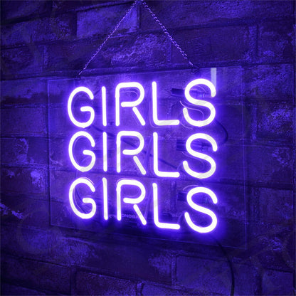 Girls Girls Girls Neon Signs - TN091B-TN091A-TN091C-  DRIVEN - 2