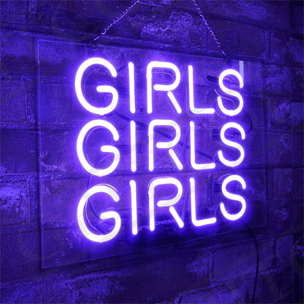 Girls Girls Girls Neon Signs - TN091B-TN091A-TN091C-  DRIVEN - 3