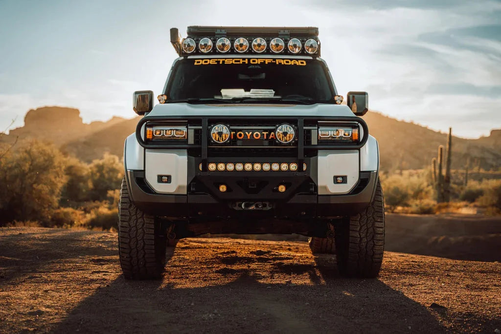 TOYOTA Front Grille Emblem Kit - 2024+ Land Cruiser / 07-14 FJ Cruiser - 24LC250-FG-TOYOTA-WH-24LC250-FG-TOYOTA-GB-24LC250-FG-TOYOTA-MB-24LC250-FG-TOYOTA-BL-24LC250-FG-TOYOTA-GR-  DRIVEN - 2