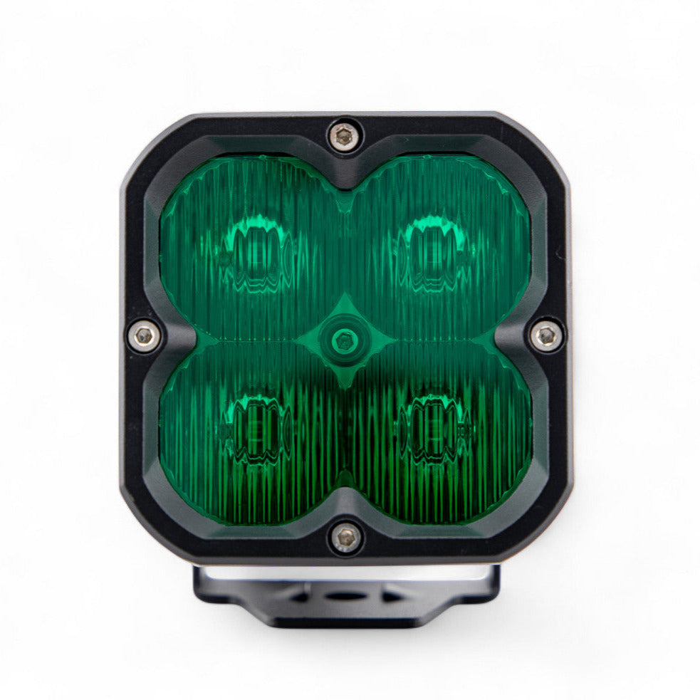 Race Series Flood LED Pod Green