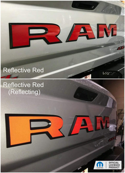 RAM Tailgate Emblem Overlay Decal   - 2015-2018 Ram Rebel - Ram:REBEL15-Rear-01-Ram:REBEL15-Rear-03-Ram:REBEL15-Rear-02-Ram:REBEL15-Rear-04-Ram:REBEL15-Rear-05-  DRIVEN - 9
