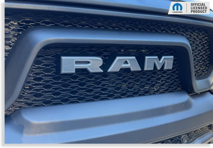 RAM Grille Emblem Overlay Decal   - 2019-2024 Ram 1500 Rebel - Ram19:Rebel-F-01-Ram19:Rebel-F-03-Ram19:Rebel-F-02-Ram19:Rebel-F-04-Ram19:Rebel-F-05-  DRIVEN - 8