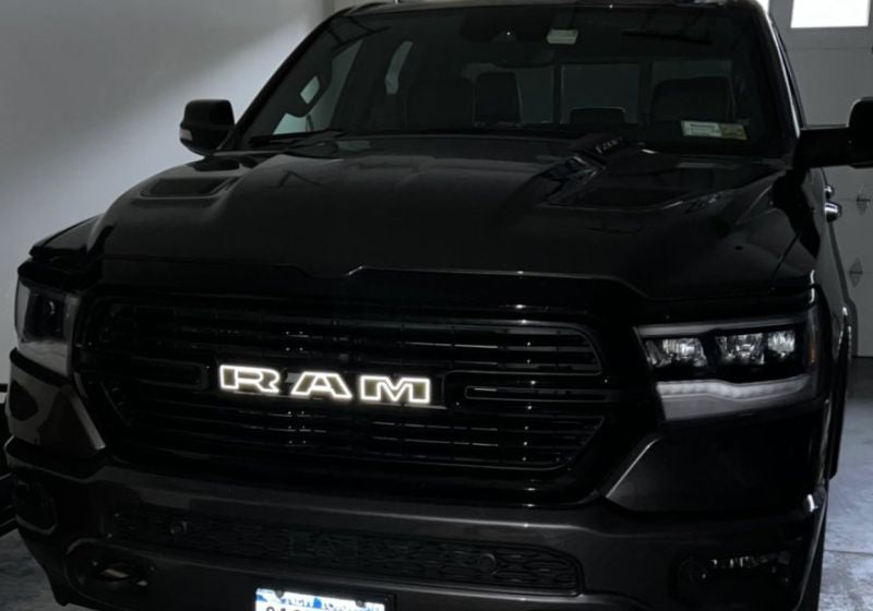 RAM Grille Emblem Overlay Decal   - 2019-2024 Ram 1500 - sku-43596718014651-sku-43596718047419-sku-43596718080187-sku-43596718112955-sku-43596718145723-  DRIVEN - 15