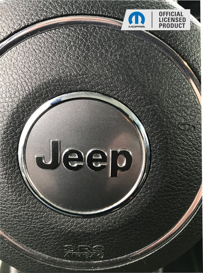 Steering Wheel Emblem Overlay Decal   - 15-23 Renegade - Jeep-SWO:Renegade-01-Jeep-SWO:Renegade-02-Jeep-SWO:Renegade-03-Jeep-SWO:Renegade-04-Jeep-SWO:Renegade-05-  DRIVEN - 4