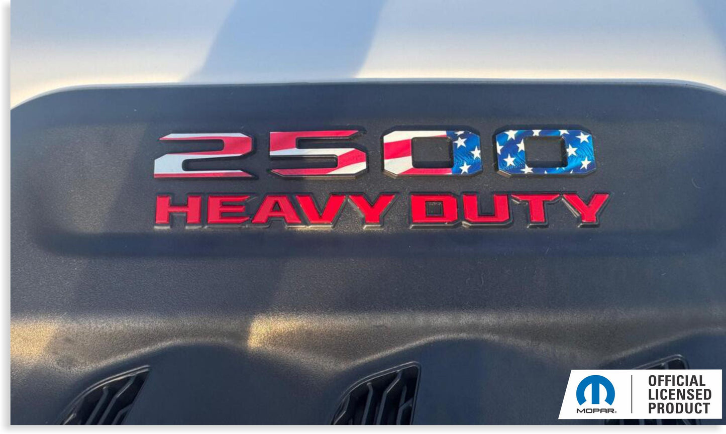 2500 Sport Performance Hood Emblem Number Overlay Decals - 2023-2026 Ram 2500 Laramie, Rebel, Power Wagon - sku-44749068468411-sku-44749068533947-sku-44749068566715-sku-44749068599483-sku-44749068632251-  DRIVEN - 5
