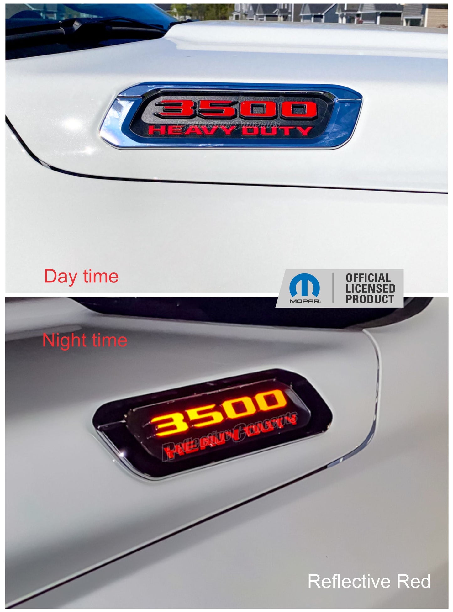 3500 Hood Emblem Number Overlay Decals - 2019-2026 Ram 3500 - Ram19:3500-B-01-Ram19:3500-B-03-Ram19:3500-B-02-Ram19:3500-B-04-Ram19:3500-B-05-  DRIVEN - 5