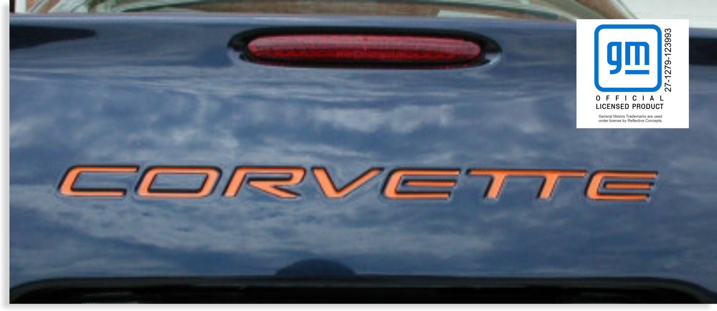 Rear Lettering Inlay Decal - C5 Corvette 97-04 - C5:Rear-01-C5:Rear-02-C5:Rear-03-C5:Rear-04-C5:Rear-05-  DRIVEN - 3