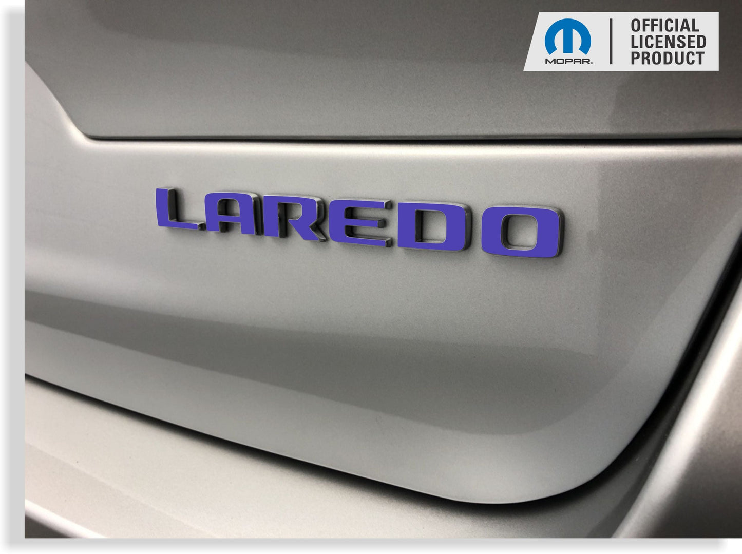 LAREDO Emblem Overlay Decal - 2022-2025 Grand Cherokee Laredo - Jeep:GCL:Laredo-B-01-Jeep:GCL:Laredo-B-02-Jeep:GCL:Laredo-B-03-Jeep:GCL:Laredo-B-04-Jeep:GCL:Laredo-B-05-  DRIVEN - 5