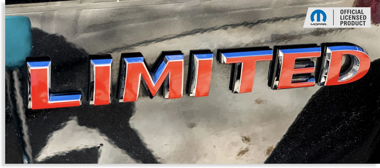LIMITED Emblem Overlay Decal - 05-22 Jeep Grand Cherokee WK Limited - Limited-B:GrandCherokee-01-Limited-B:GrandCherokee-02-Limited-B:GrandCherokee-03-Limited-B:GrandCherokee-04-Limited-B:GrandCherokee-05-  DRIVEN - 5